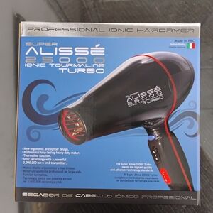 2500 Turbo Ionic Tourmaline Hair Dryer - Black and Red